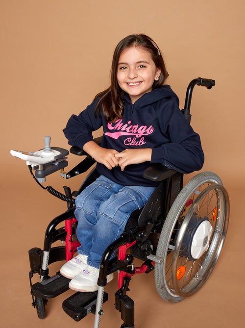 Felpa con cappuccio stampata - collezione facile da indossare - Kiabi