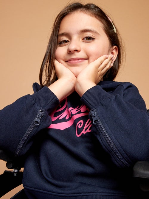 Felpa con cappuccio stampata - So Easy - Kiabi