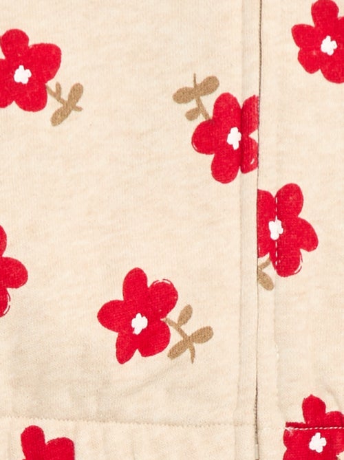 Felpa con cappuccio stampata - Kiabi