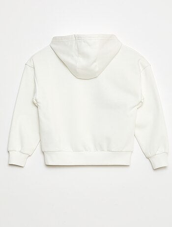 Felpa con cappuccio stampata 'Lovely Stitch'