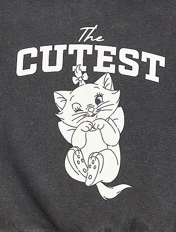 Felpa con cappuccio stampata 'Stitch'