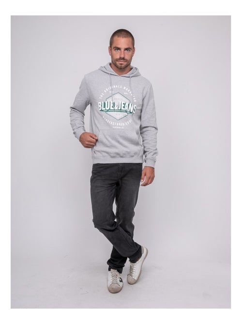 Felpa con cappuccio stampata WADADY - Kiabi