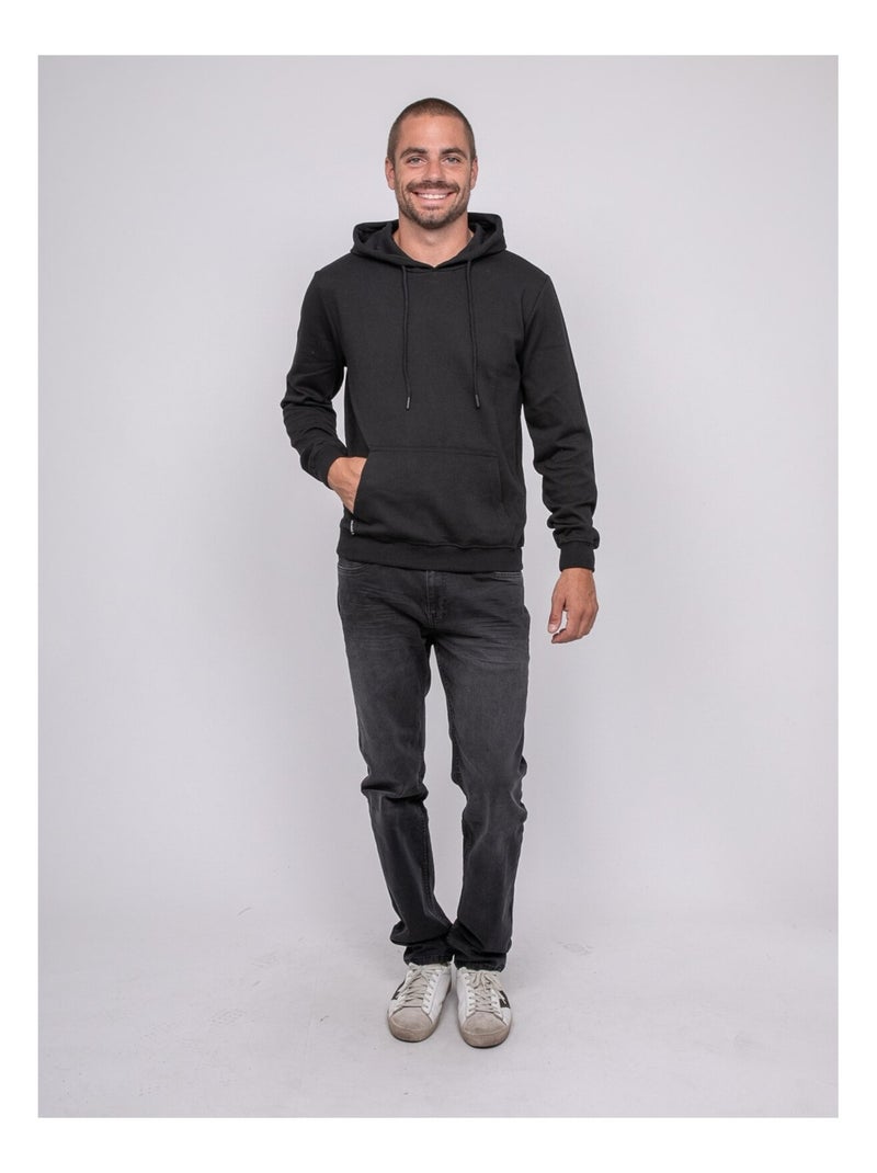 Felpa con cappuccio stampata WADOL Nero - Kiabi