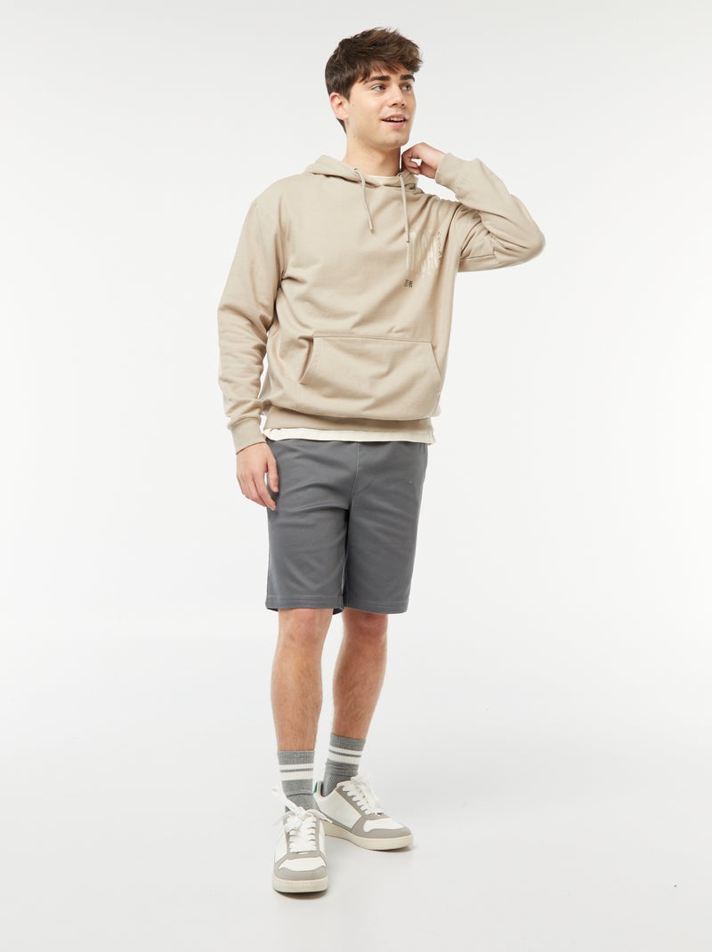 Felpa con cappuccio stampato 'Naruto' BEIGE - Kiabi