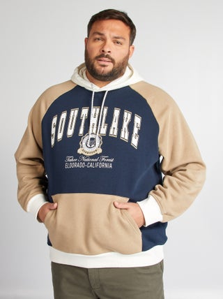 Felpa con cappuccio stile università americana