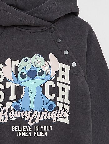 Felpa con cappuccio "Stitch" - collezione facile da indossare