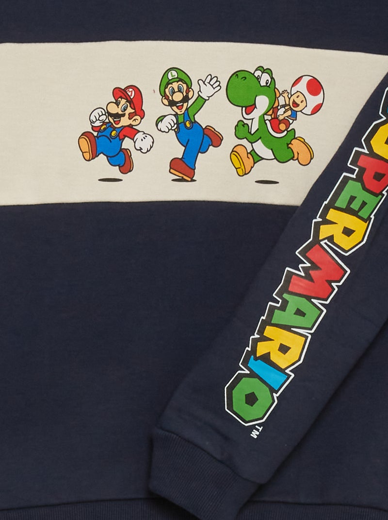 Felpa Maglione Natale Super Mario Felpa Con Cappuccio 'Super Mario