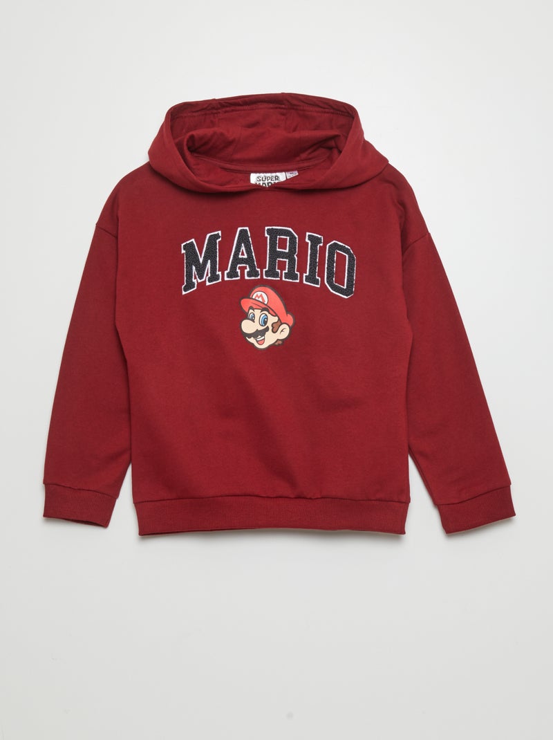 Felpa con cappuccio 'Super Mario' ROSSO - Kiabi