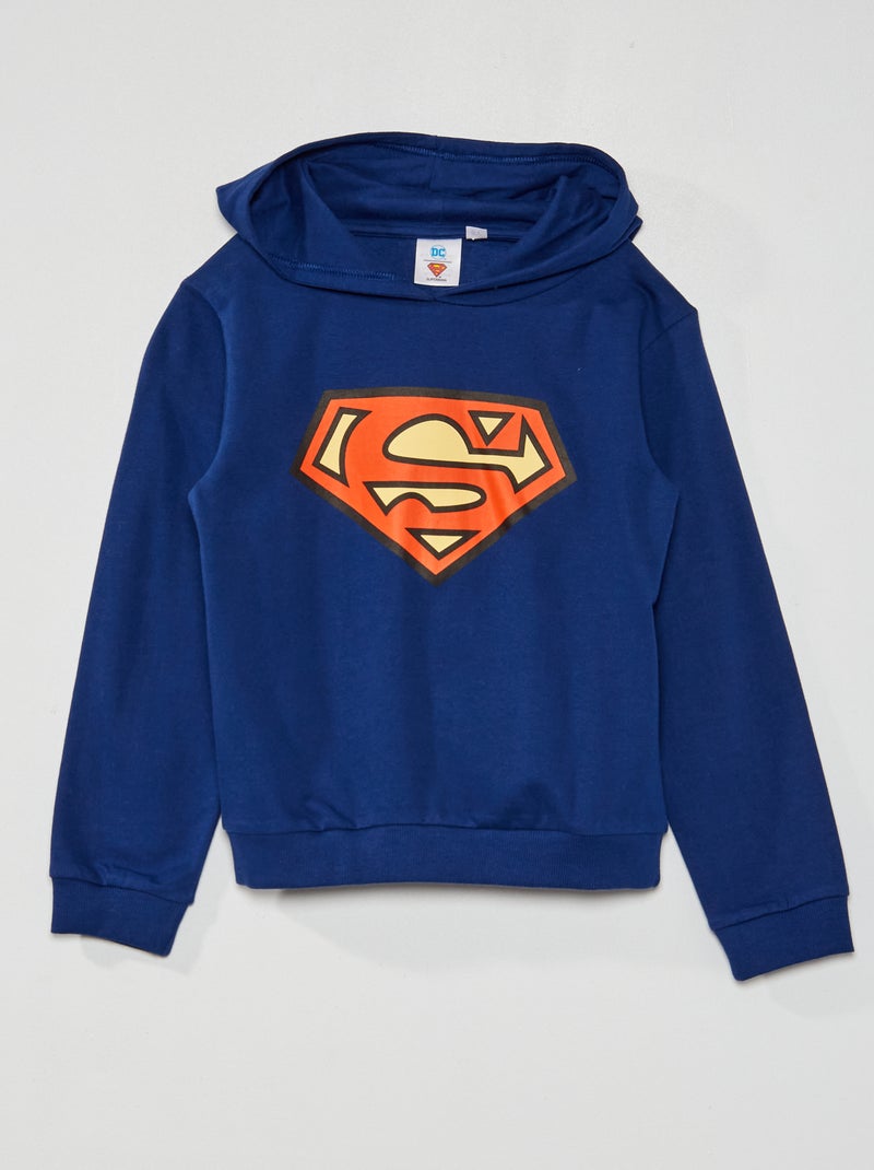 Felpa con cappuccio 'Superman' 'DC Comics' blu marine - Kiabi
