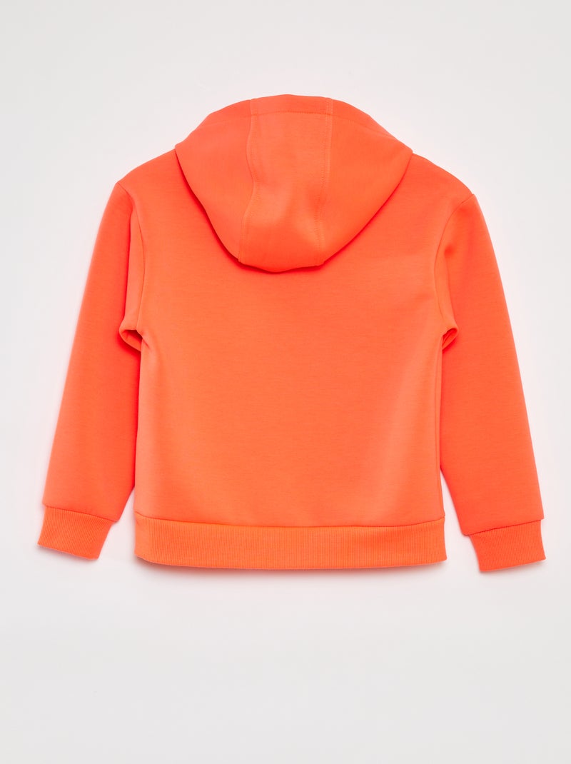Felpa con cappuccio taglio loose ARANCIONE - Kiabi