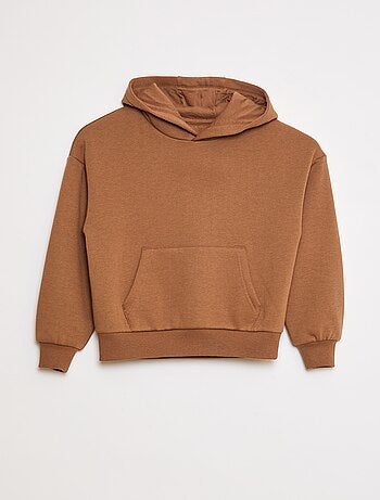 Felpa con cappuccio taglio loose