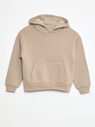 Felpa con cappuccio taglio loose