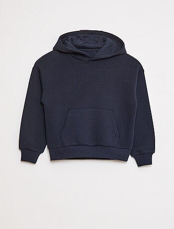 Felpa con cappuccio taglio loose