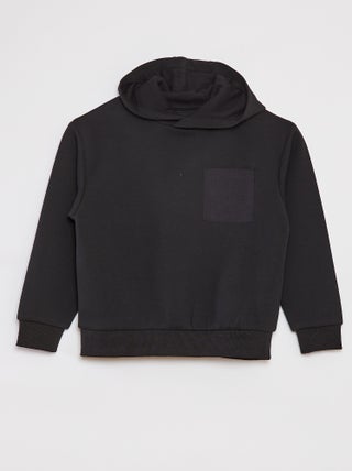 Felpa con cappuccio taglio loose