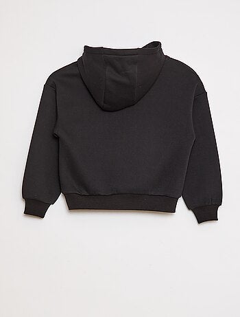 Felpa con cappuccio taglio loose