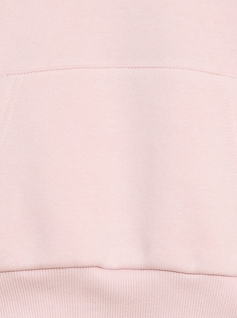 Felpa con cappuccio taglio loose Rosa - Kiabi