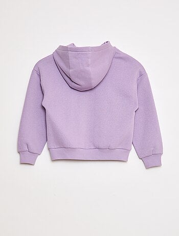 Felpa con cappuccio taglio loose