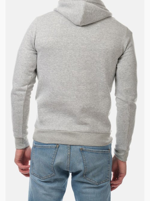 Felpa con cappuccio tinta unita - Kiabi