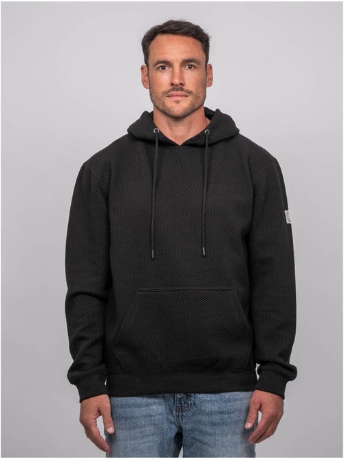 Felpa con cappuccio tinta unita in maglia waffle werone - Kiabi Felpa con cappuccio tinta unita in maglia waffle werone - Kiabi