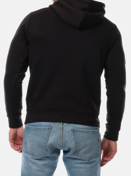 Felpa con cappuccio tinta unita - Kiabi