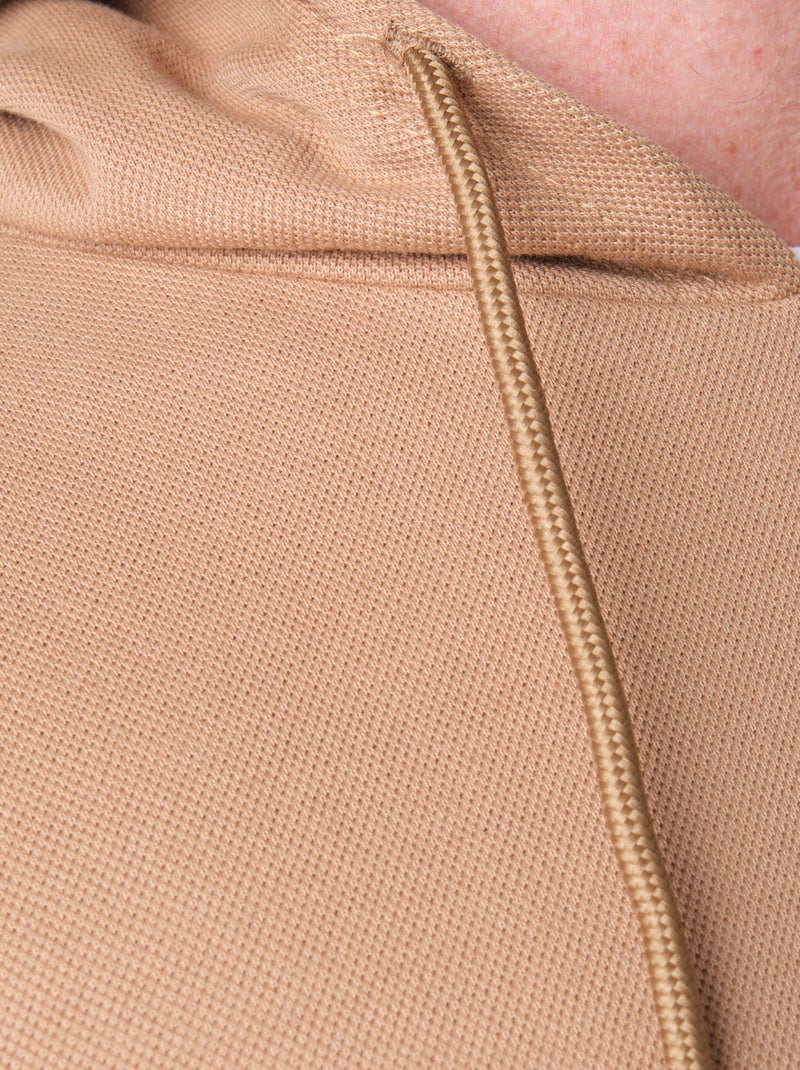 felpa con cappuccio Tortora - Kiabi