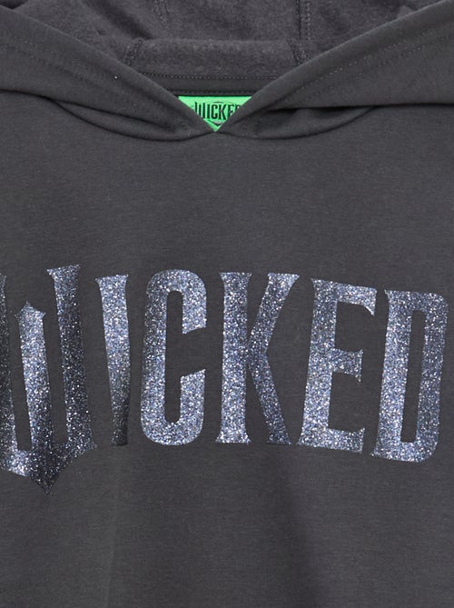 Felpa con cappuccio 'Universal' 'Wicked' in cotone tinta unita - Kiabi
