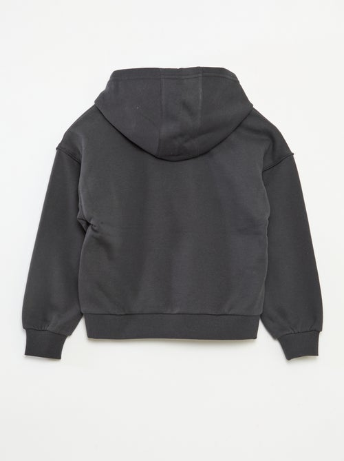 Felpa con cappuccio 'Universal' 'Wicked' in cotone tinta unita - Kiabi