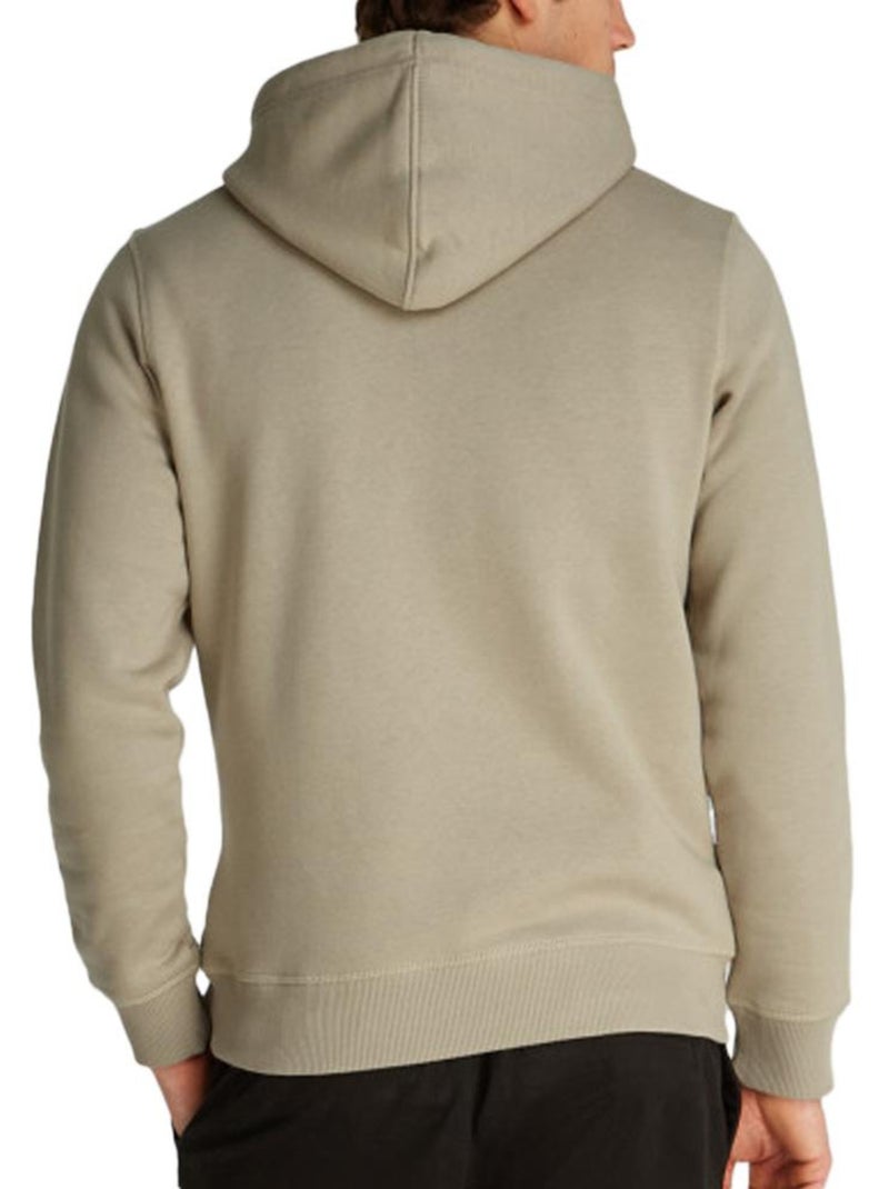 Felpa con Cappuccio Uomo Calvin Klein Beige - Kiabi