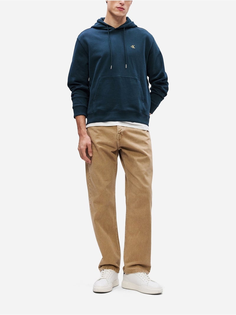 Felpa con Cappuccio Uomo Calvin Klein Jeans Blu - Kiabi