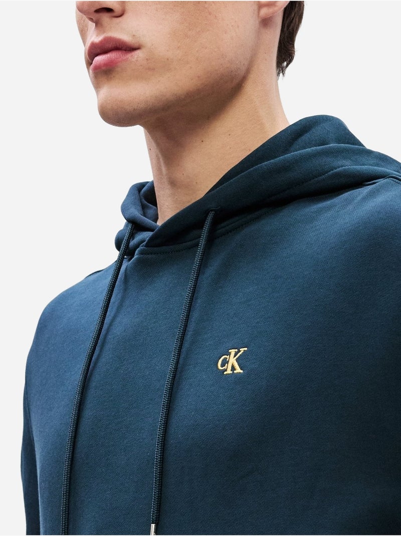 Felpa con Cappuccio Uomo Calvin Klein Jeans Blu - Kiabi