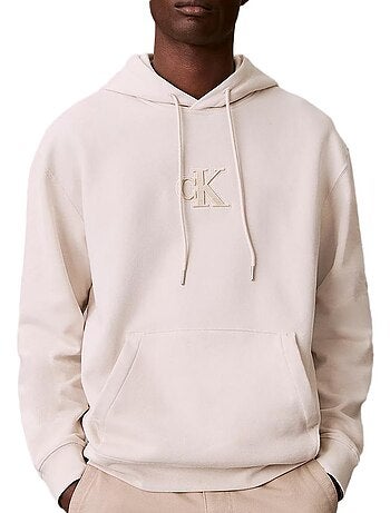 Felpa con Cappuccio da Uomo Calvin Klein Jeans