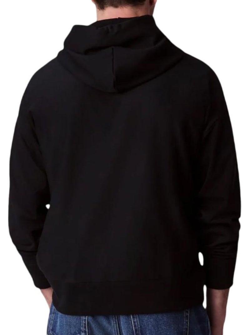Felpa con Cappuccio Uomo Calvin Klein Jeans Nero - Kiabi