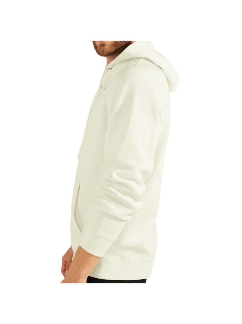 Felpa con Cappuccio Uomo Guess Ecru - Kiabi