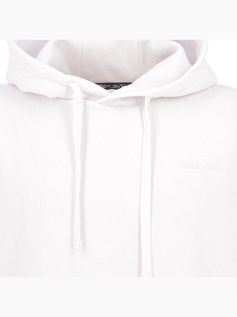 Felpa con Cappuccio Uomo Teddy Smith Bianco - Kiabi