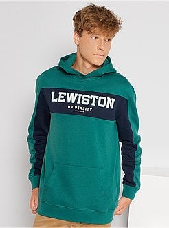 Ragazzo 10-18 anni - Felpa con cappuccio - Kiabi