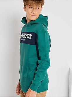 Ragazzo 10-18 anni - Felpa con cappuccio - Kiabi