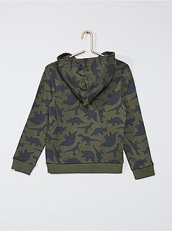 Felpa con cappuccio vivacizzata da un 'dinosauro' - Kiabi