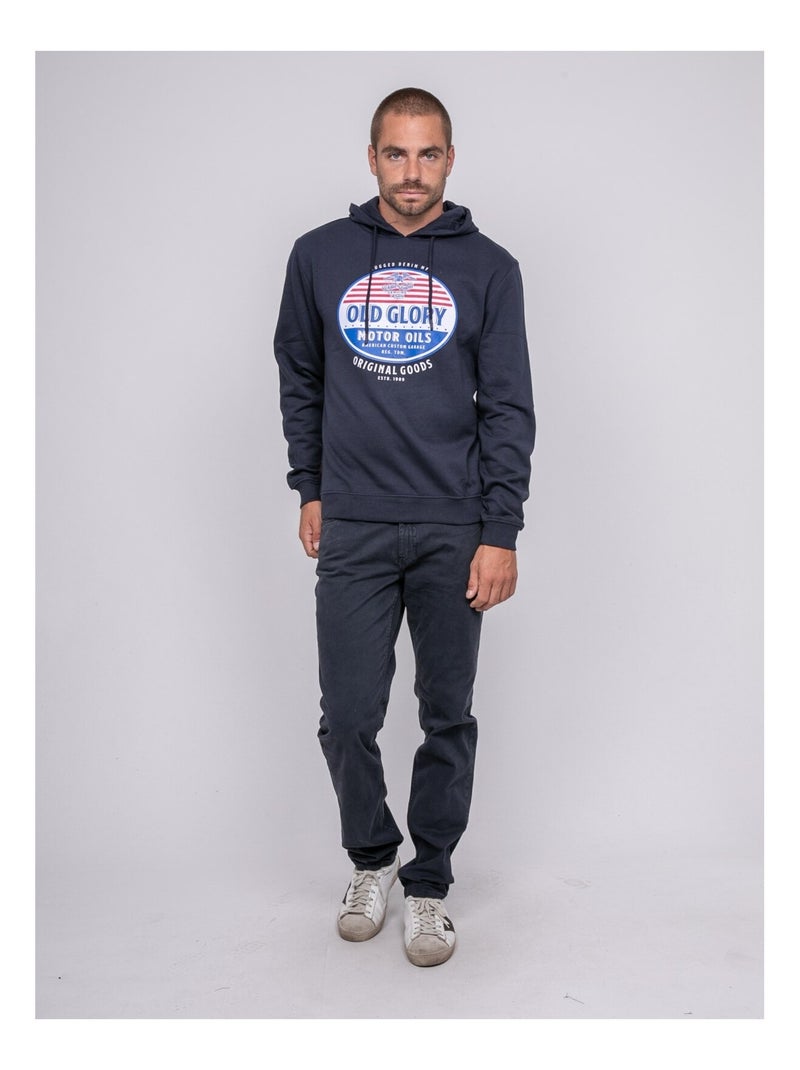 Felpa con cappuccio WAGIMIX Blu marino - Kiabi