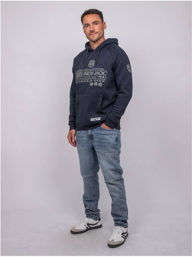 Felpa con cappuccio wagoli Blu marino - Kiabi