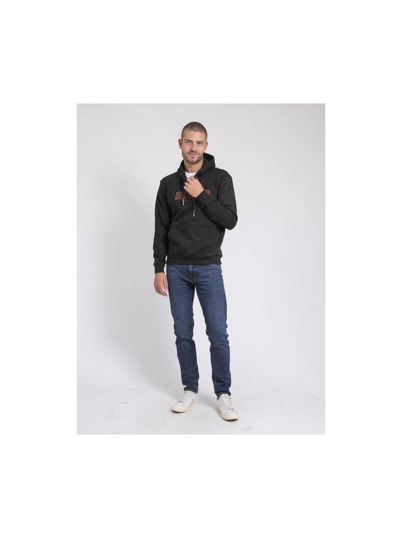 Felpa con cappuccio WEYBURN Nero - Kiabi