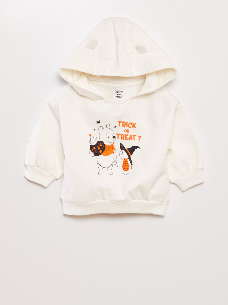 Felpa con cappuccio 'Winnie the Pooh' 'Disney' - Halloween BIANCO - Kiabi