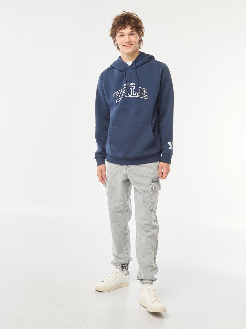 Felpa con cappuccio 'Yale' BLU - Kiabi