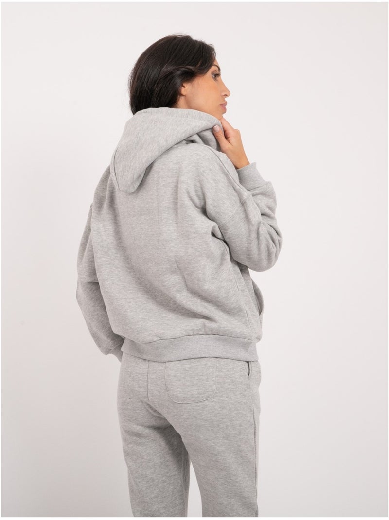 Felpa con cappuccio YLONA Grigio - Kiabi