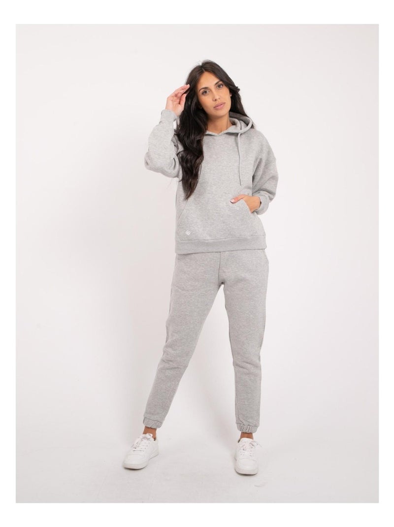 Felpa con cappuccio YLONA Grigio - Kiabi