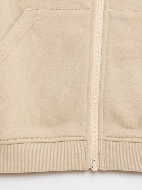 Felpa con cappuccio zippata - Collezione facile da indossare - Kiabi