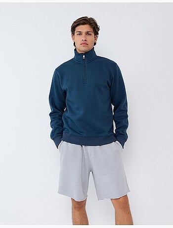 Felpa con colletto alto, mo fashion
