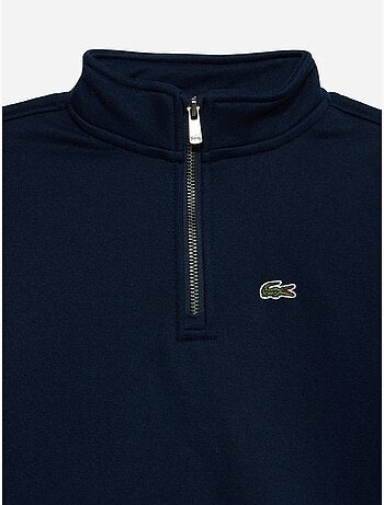 Felpa con collo alto e cerniera - lacoste