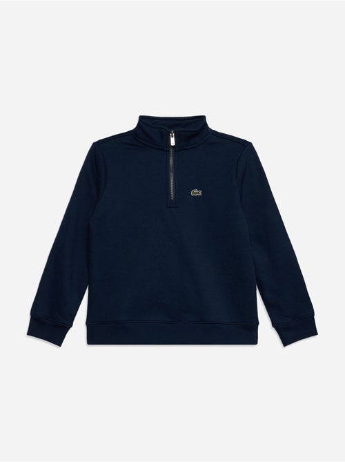 Felpa con collo alto e cerniera - lacoste - Kiabi