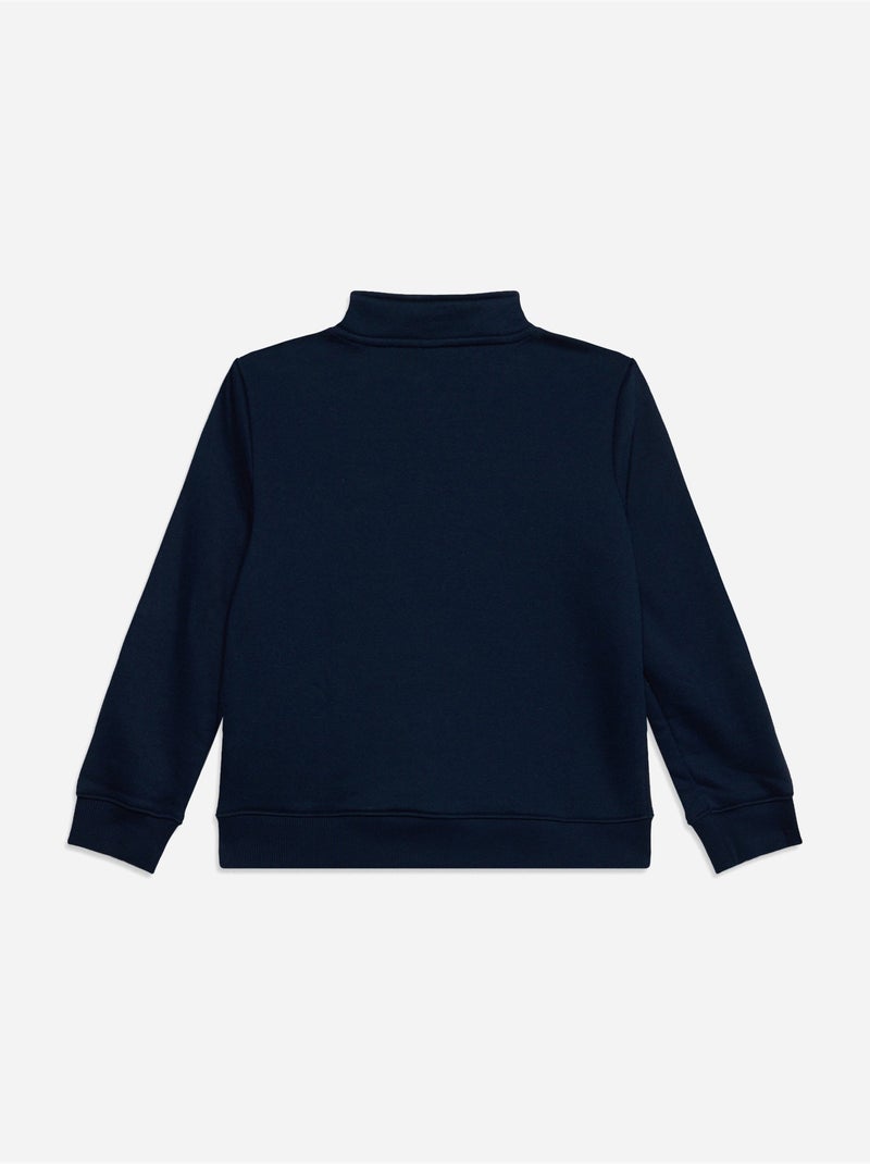 Felpa con collo alto e cerniera - lacoste Blu marino - Kiabi