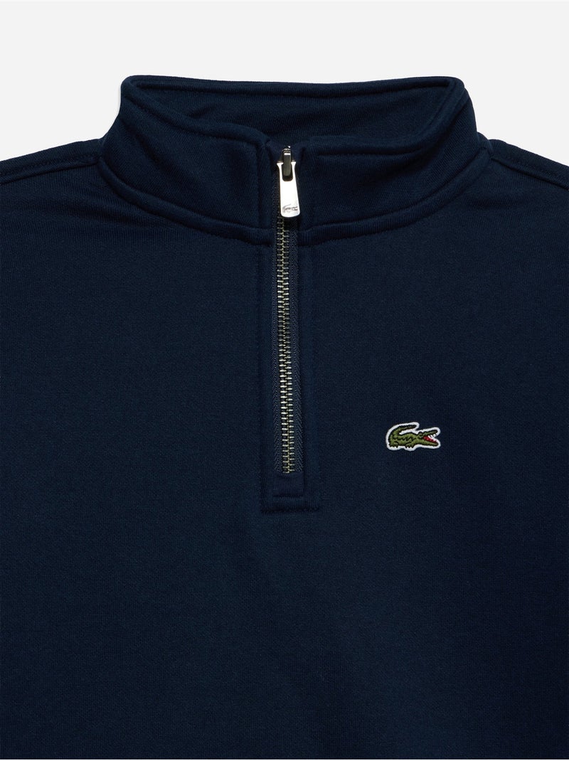 Felpa con collo alto e cerniera - lacoste Blu marino - Kiabi